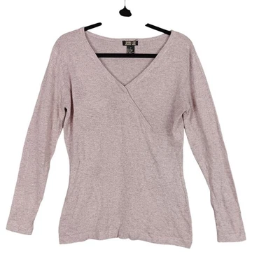 Suéter Jessi Lee de Seda Mezcla de Cachemira Tejido Cuello en V Manga Larga Foto 1 de 4