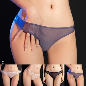 Slip donna sexy lingerie trasparente vita bassa vedi attraverso perizoma intimo - Foto 1 di 47