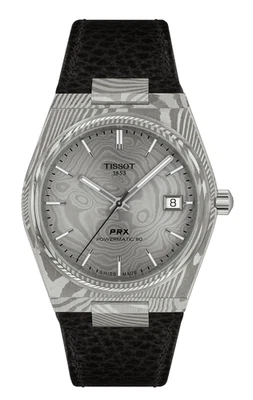New Tissot PRX Damascus Steel 38mm Gray Dial Automatic Watch T1378079608100 A.D. - Image 1 of 3