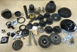 Light Lamp Parts ASSORTED MIXED LOT 40+ Pendant Hanging Chandelier Fixture - Picture 1 of 22