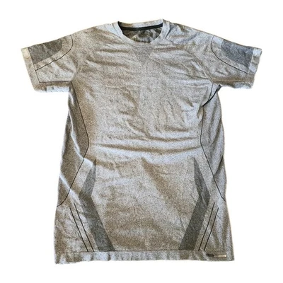 Active & Co Coolmax Mens Running Shirt Size Medium Grey Gym Activewear Top Gift  - Image 1 of 4