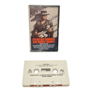 Stevie Ray Vaughan & Double Trouble "Texas Flood" Cassette Tape 1983 Tested - Picture 1 of 7