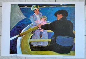 1894 MARY CASSATT  “ THE BOATING PARTY” (1844-1926) FINE ART PRINT - Picture 1 of 6