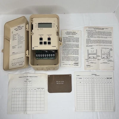 TORK DZS200 2 Channel Digital Time Switch - with MANUALs - Image 1 of 4