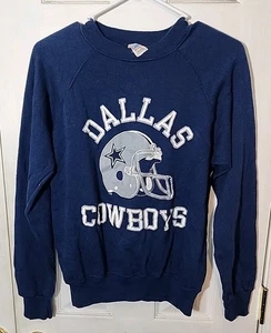 Vintage 80s Champion Dallas Cowboys Sweatshirt Size Medium - Picture 1 of 4
