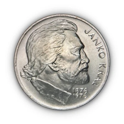 CZECHOSLOVAKIA. 1976, 100 Korun, Silver - Janko Kral, Slovak Romantic Poet B - Image 1 of 3