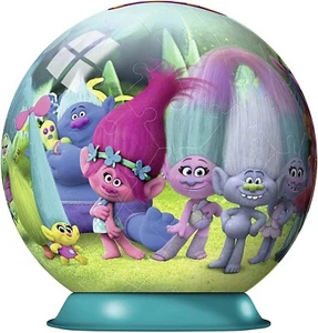 Trolls 3D Jigsaw Puzzle Ball 72 Pieces No Glue Required - Picture 1 of 1