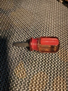  Craftsman 4151 Flachkopf kurzer WF Serie 1/4" Schraubendreher USA - Bild 1 von 1