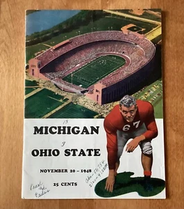 1948 Ohio State vs Michigan Program. The Shoe. - Picture 1 of 16