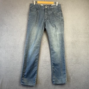 Zoo York Jeans Mens Size 32 Dark Blue Wash Regular Straight Leg Casual Skate - Picture 1 of 11