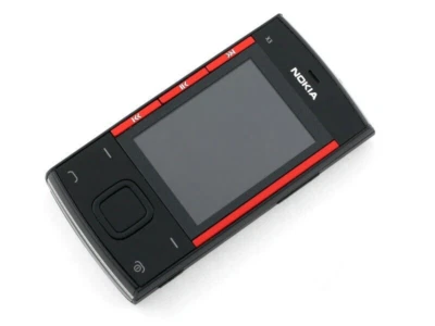 Original Nokia X Series X3-00 - Black on red (Unlocked) Cellular Phone  - Image 1 of 4