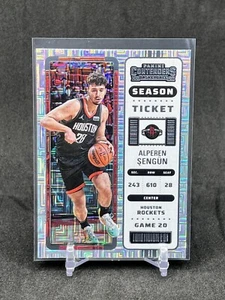 ALPEREN SENGUN 2022-23 Panini Contenders Silver Mojo Season Ticket ROCKETS - Bild 1 von 2