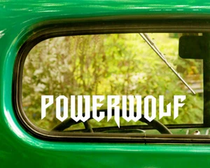 2 POWERWOLF BAND DECALs Stickers Bogo For Car Truck Window Bumper Laptop - Picture 1 of 1