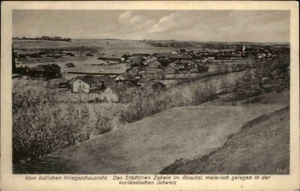 Militaria Postcard 1. Weltkrieg Ostfront ZABELN Abautal Kurländische Schweiz - Picture 1 of 2