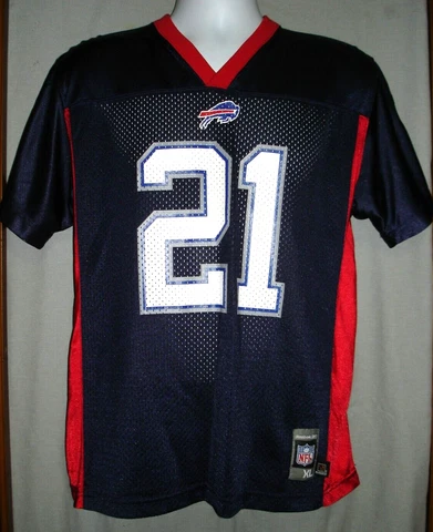 Buffalo Bills #21 McGahee Youth Jersey - Size XL (18-20) - Reebok Blue Cover