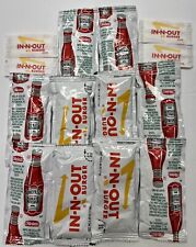 New In N Out Burger 10 Heinz 57 Tomato Ketchup & 4 Salt Packets In-N-Out USA