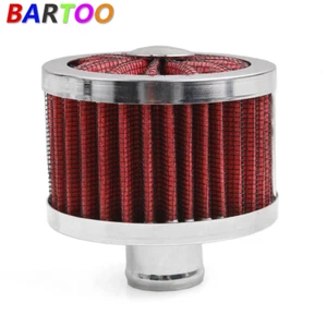 Red 1" Push In Vent Filter for Valve Cover Black 1" Extra Flow Breather - Picture 1 of 12