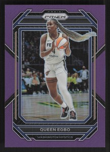 2023 Panini Prizm WNBA #78 Queen Egbo Purple Prizm #'d /149