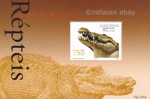 Guinea Bissau 2002 Yvert SS 134 Fauna Rettili Nilo Coccodrillo MNH-VF - Foto 1 di 1