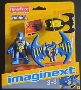 Fisher Price DC SUPER FRIENDS Batman - Imaginext - From 2008 - VINTAGE - NEW - Picture 1 of 9