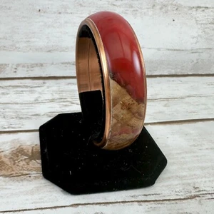 Copper Wood and Resin Bracelet #1379 - Picture 1 of 4