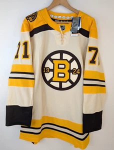 Camiseta deportiva Breakaway talla #46 Boston Bruins Fanatics Centennial Taylor Hall #71 nueva con etiquetas - Imagen 1 de 15