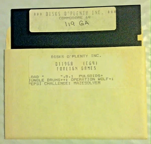 🔥COMMODORE 64🔥 Jungle Drums - Operation Wolf - Pepsi - Pulsoids - VIDEO GAMES - Picture 1 of 3