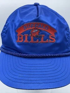 Vintage Buffalo Bills Satin Rope Hat Mafia Cap Football Future Super Bowl Champs - Picture 1 of 24