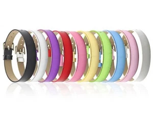 10 Pulsera Cuero Metálico Mixta Ajuste 8mm Dijes Deslizantes - Imagen 1 de 11