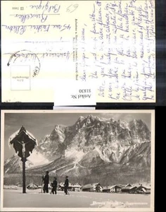 81830,Foto Ak Ehrwald Zugspitzmassiv Winteransicht  - Picture 1 of 1