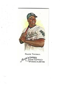 2008 Topps Allen and Ginter Mini #68 Frank Thomas OAKLAND ATHLETICS - Picture 1 of 1
