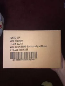 Rocksteady Sealed Case Of 6 Funko Soda - Picture 1 of 1