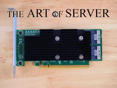 Dell 235NK PCIe PLX X16 switch for NVMe connectivity with SFF-8654 8i ports - Image 1 of 4