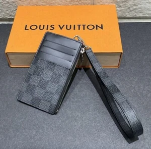 Louis Vuitton Damier Coin Card Holder Fragment Case Wallet Card Case RARE - Picture 1 of 5
