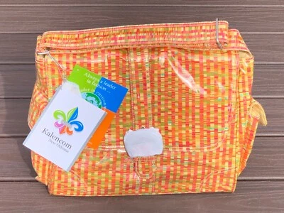 New KALENCOM Laminated Buckle Bag Kit, Stripe Illusion Orange, with Accessories - Image 1 of 4