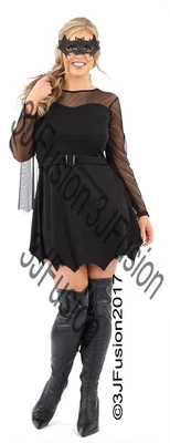 CLASSIFIED Damen vielseitig sexy Batwoman/Batgirl/Hexe Kostüm KOSTENLOSER VERSAND (FB)