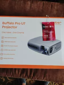 Yaber Buffalo Pro U7 Projector 450 ANSI HD 5G Wi-Fi Bluetooth 1080P 4K 6D 4P/4D - Picture 1 of 4