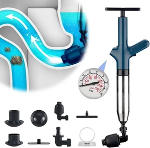 Drain Blaster Air Plunger for Toilet High Pressure Blockage Powerful Unblocker - Picture 1 of 15