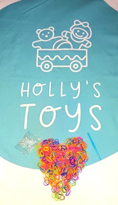 LOOM BANDS ASSORTED BRACELET MAKING MULTI COLOUR 600 RUBBER DIY KIDS UK - Image 1 of 3