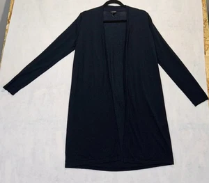 J Jill Sweater S Cardigan Wearever Collection Rayon Navy Blue Tunic Length Top - Picture 1 of 5