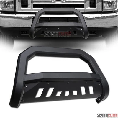 Matte Black AVT Bull Bar Bumper Grille Guard For 08-14 Ford Econoline E150/E250 Foto 1 de 4