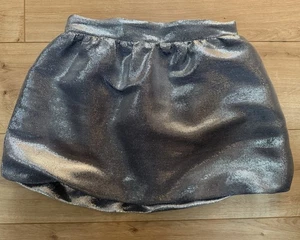 Zara Silver Gunmetal Girls Bubble Skirt Size 10 Excellent Condition - Picture 1 of 3