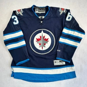 Reebok Winnipeg Jets Ice Hockey NHL Jersey Shirt Mens Medium Blue Flood #36 2011 - Picture 1 of 13