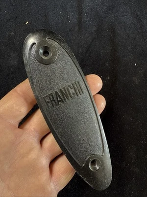 Franchi vintage shotgun buttplate black plastic #1 - Image 1 of 3