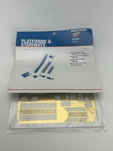 Walthers Cornerstone HO Scale Building/Structure Kit Platforms/Stairways (Brass) - Picture 1 of 1