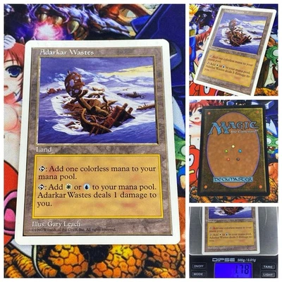 MTG Adarkar Wastes 🇩🇪 🟡 NM Magic TCG Fifth 5th Edition 1997 OG Land Staples - Bild 1 von 4