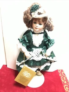 Limited edition Musical Franklin IRISH Heirloom Porcelain Doll Little Colleen - Picture 1 of 5