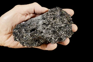 CARBORUNDUM 6" 1 Lb 11 Oz Mineral Specimen All Chakra Healing Crystals Stones - Picture 1 of 2