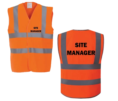 STEP AHEAD SITE MANAGER HI VIZ PPE WORKWEAR INDUSTRIAL CONSTRUCTION BUSINESS HI VIS