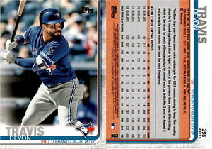 Devon Travis 2019 Topps Baseball Card 298  Toronto Blue Jays
